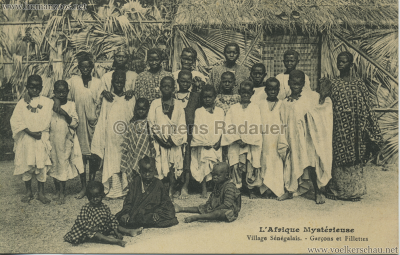 1911 L'Afrique Mystérieuse - Jardin d'Acclimatation - Garcons et Fillettes