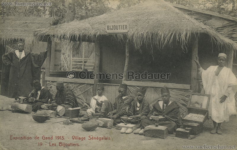 1913 Exposition de Gand - Village Sénégalais - 19. Les Bijoutiers