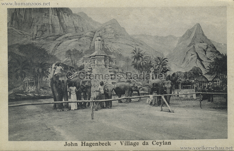 1926 John Hagenbeck - Village da Ceylan 5