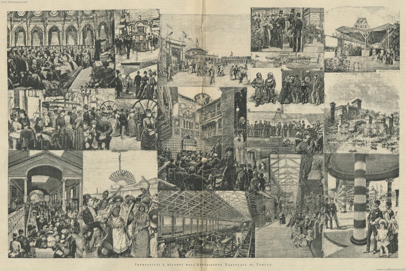 1884 L'Illustrazione Italiana - Esposizione Nationale di Torino 1 D2