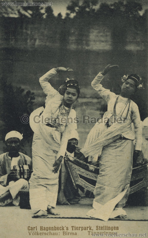 1913 Völkerschau Birma (Hagenbeck) - No 8 Tänzerinnen