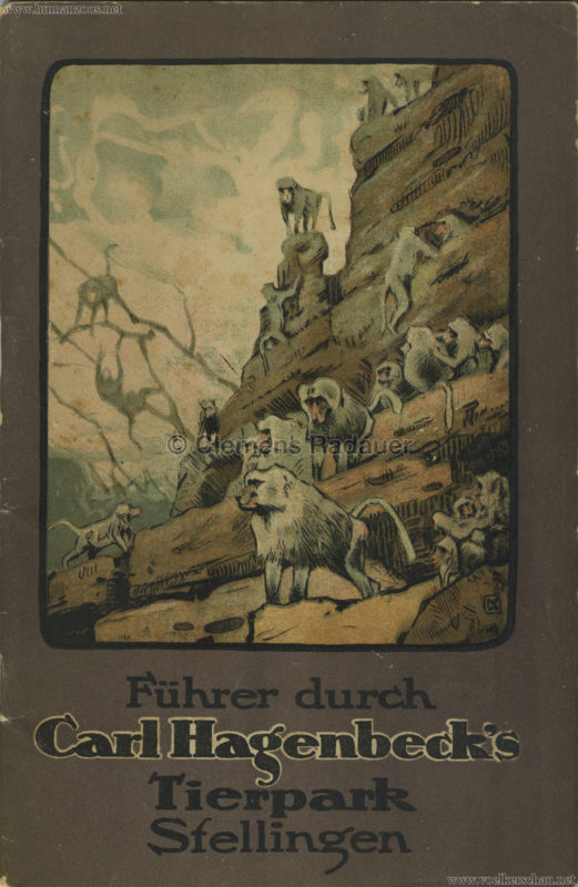 1914 Carl Hagenbeck Tierpark Führer (9 Aufl) - Titelbild