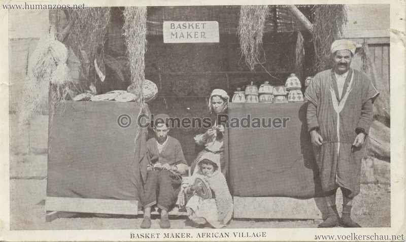 1929 North East Coast Exhibition Newcastle Upon Tyne - Basket Maker African Village