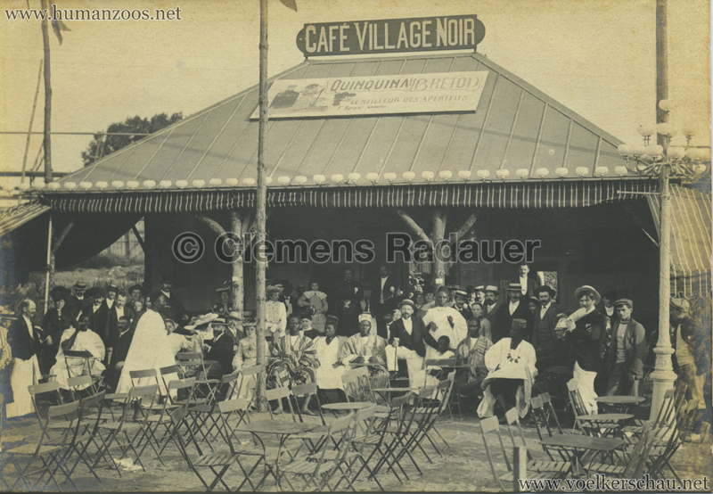 1904 Exposition de Nantes - Le Village Noir - Cafe du Village Noir FOTO