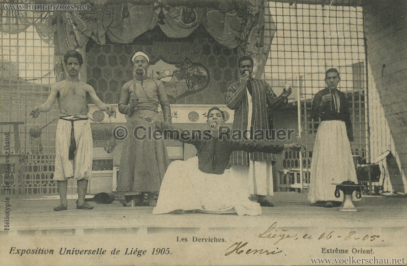 1905 Exposition de Liége - Extrème Orient - Les Derviches