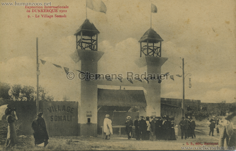 1912 Exposition Internationale de Dunkerque - 9. Le Village Somali