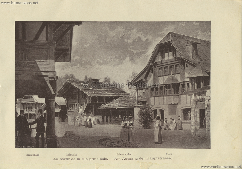 1896 L'Exposition Nationale Suisse Geneve - Album du Village Suisse 4
