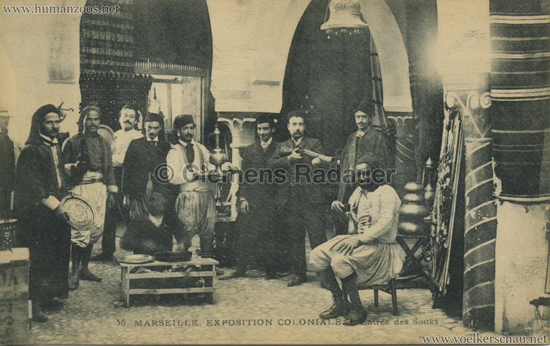 1906 Exposition Coloniale Marseille - 36. Entree des Souks