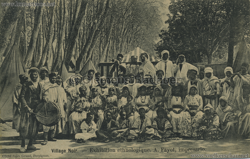 1906 Exposition de Perpignan - Village Noir. Exhibition ethnologique 11 VS