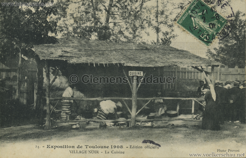 1908 Exposition de Toulouse - 24. Village Noir - La Cuisine V2