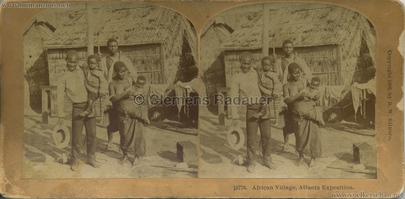 1896 Cotton States and International Exposition Atlanta - African Village