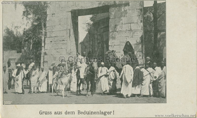 1901 Gruss aus dem Beduinenlager! 4