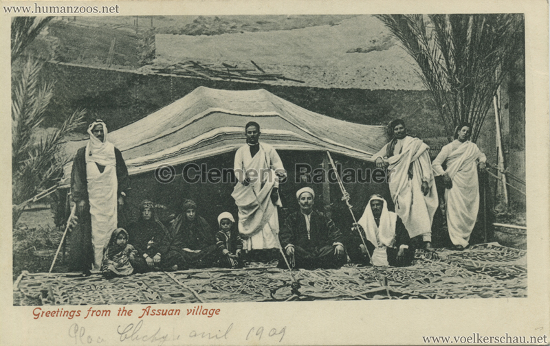 1908:1909 Greetings from the Assuan village 3