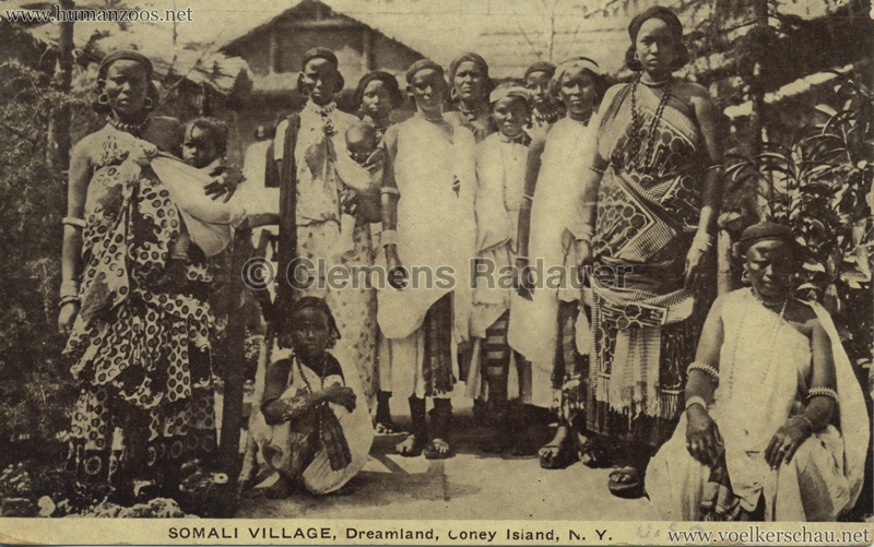 1914 Somali Village Dreamland Coney Island
