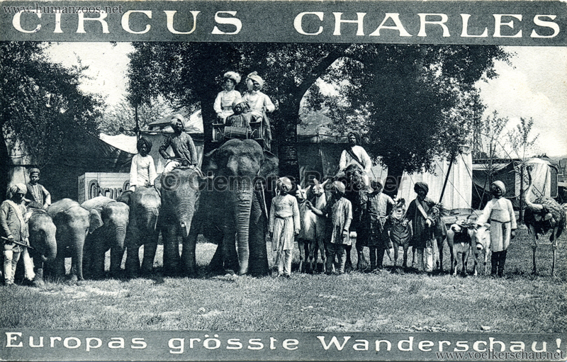 Circus Charles - Europas grösste Wanderschau!