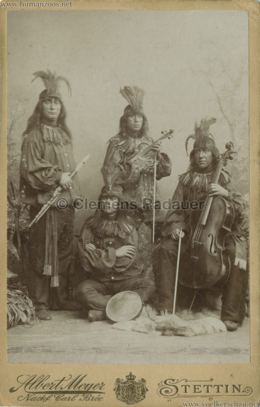 1899 Original Indianer Quartett CDV VS