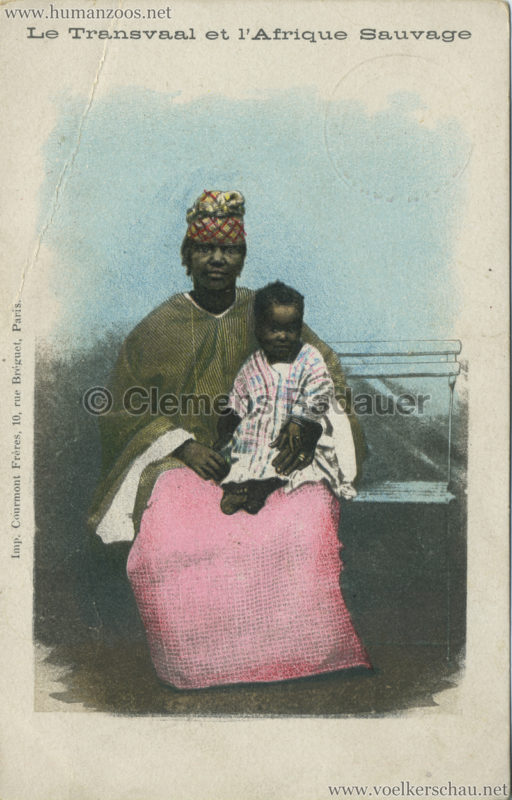 1900 Le Transvaal et l'Afrique Sauvage - Frau mit Kind