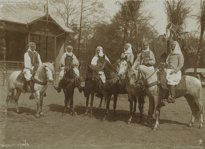 1912 Marquardt's Beduinen-Karawane FOTO Reitergruppe