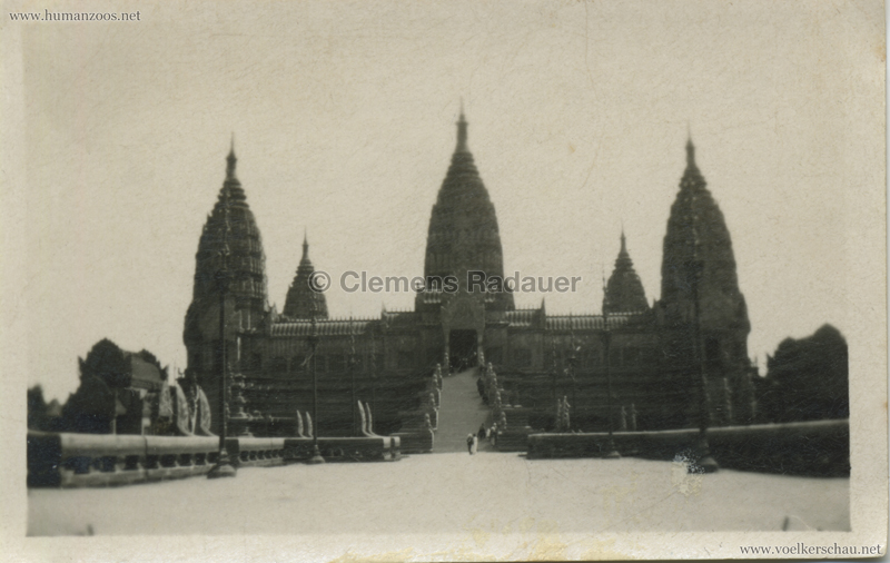1922 Exposition Coloniale Marseille FOTO S8 - Temple d'Angkor Vat