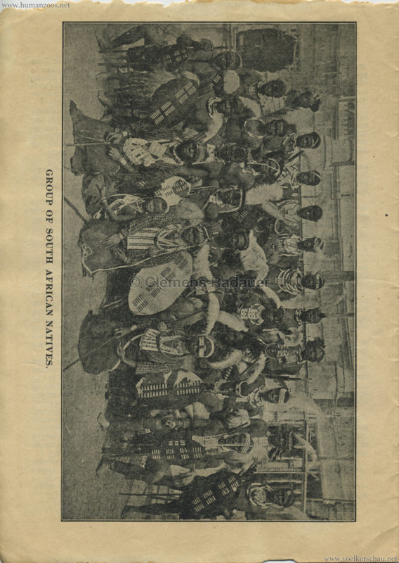 1904 St Louis Exhibition - Anglo-Boer War PROGRAM 19