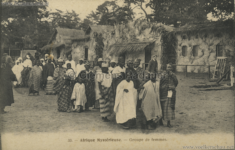 1912 L'Afrique Mystérieuse - Jardin d'Acclimatation - 33. Groupe de femmes 2