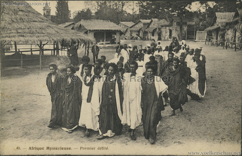 1912 L'Afrique Mystérieuse - Jardin d'Acclimatation - 40. Premier defile