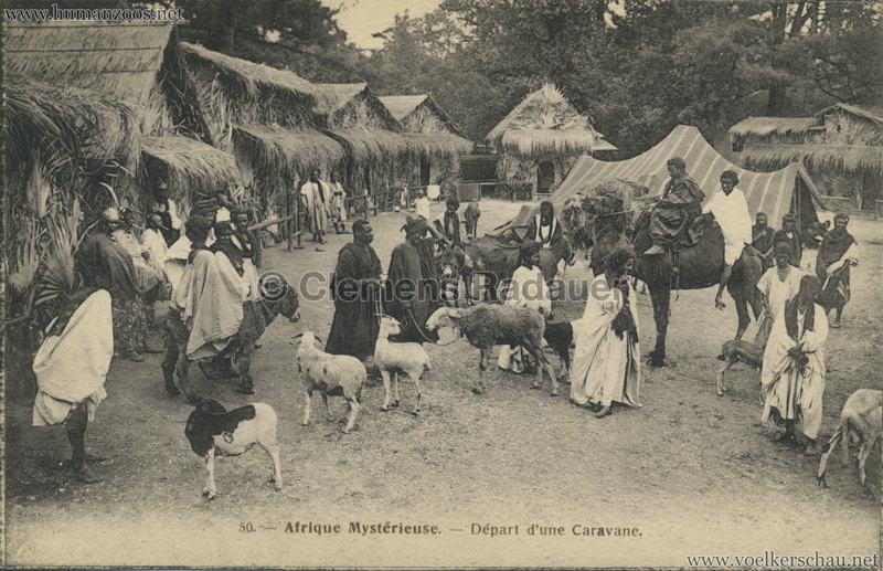 1912 L'Afrique Mystérieuse - Jardin d'Acclimatation - 50. Depart d'une Caravane