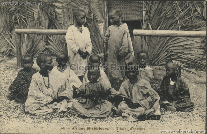 1912 L'Afrique Mystérieuse - Jardin d'Acclimatation - 60. Groupe d'enfants