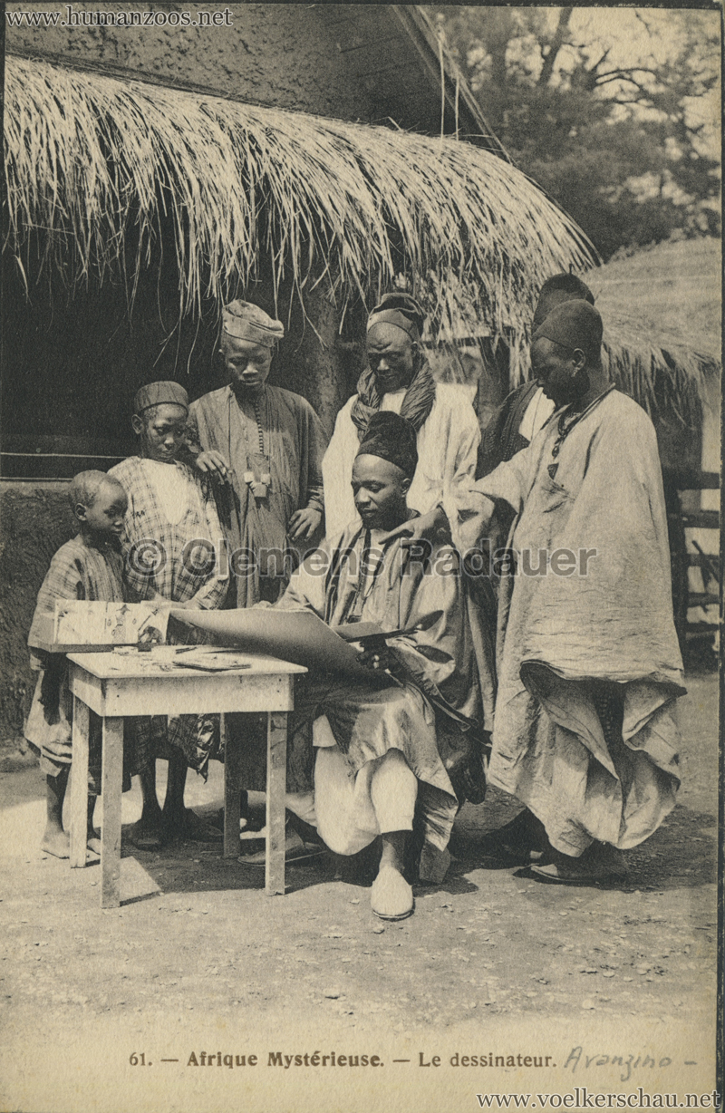 1912 L'Afrique Mystérieuse - Jardin d'Acclimatation - 61. Le dessinateur