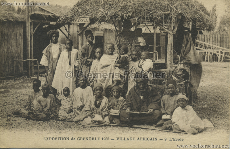 1925 Exposition Internationale Grenoble - Le Village Africain - 9. L'Ecole