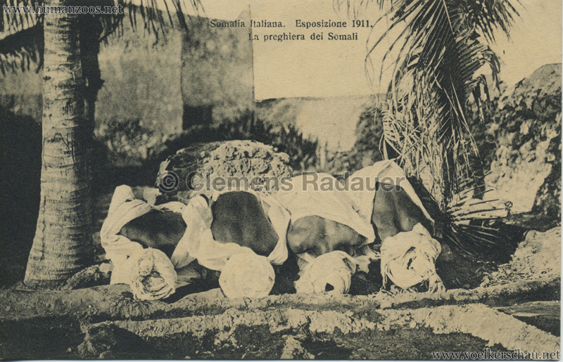 1911 Esposizione di Torino - La preghiera dei Somali