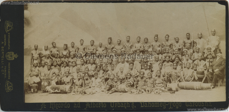 1899 Alberto Urbach's Dahomey-Togo Carouana VS