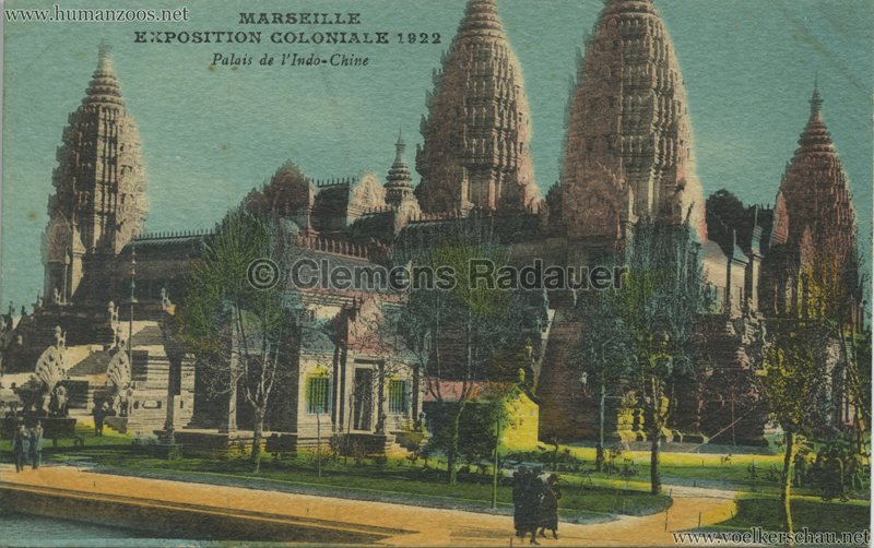 1922 Exposition Coloniale Marseille - Palais de l'Indi-Chine