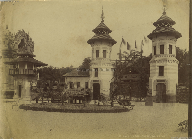 1889 Exposition Universelle de Paris - Village Javanais FOTO