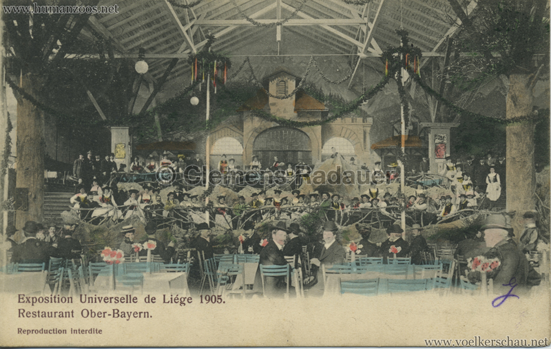 1905 Exposition de Liège - Restaurant de la Haute Bavarie 3