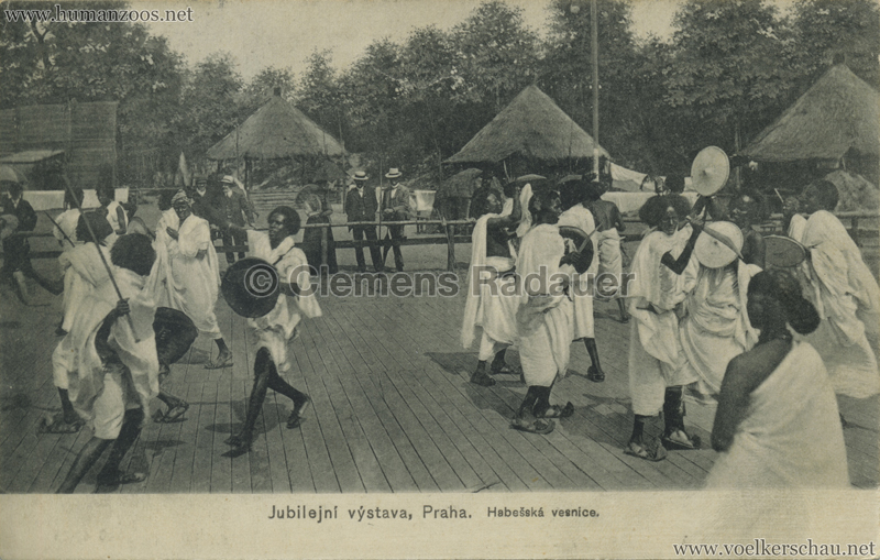 1908 Jubilejni vystava Praha. Habesska vesnice 15 VS