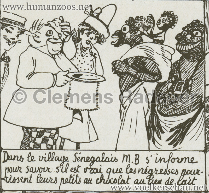 1911 Exposition Internationale du Nord de la France Roubaix Karikatur Detail