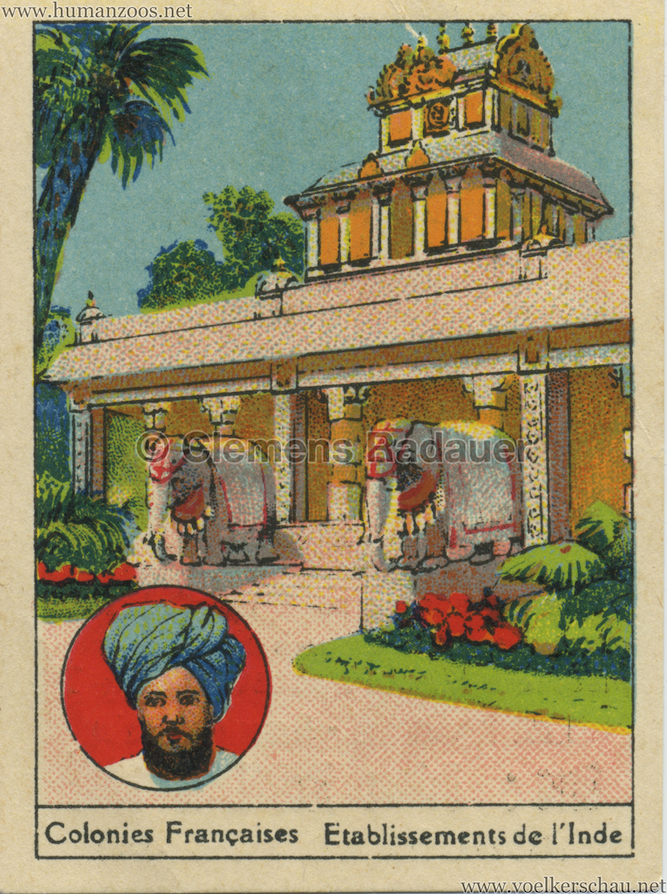 1931 Exposition Coloniale Internationale Paris - Bon Point - Etablissement de l'Inde 2