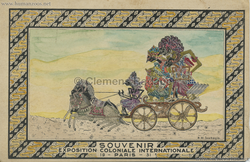 1931 Exposition Coloniale Internationale Paris - Souvenir - Kresna seconde par les dieux