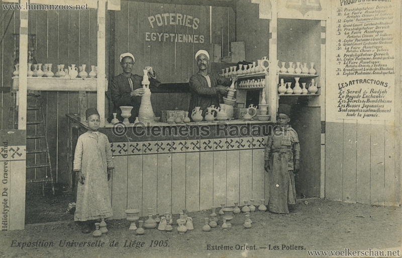 1905 Exposition de Liége - Extrème Orient - Les Potiers 2