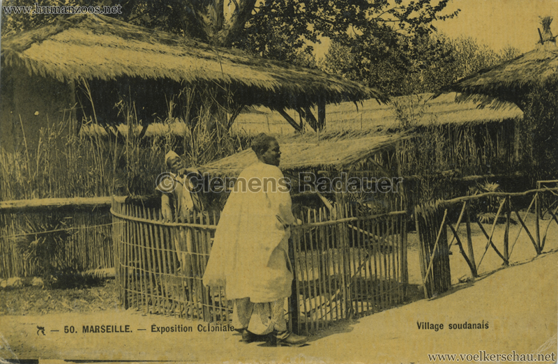1906 Exposition Coloniale Marseille - 50. Village Soudanais