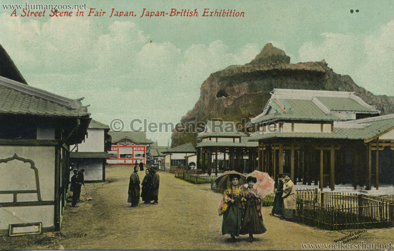 1910 Japan-British Exhibition 750. Japan-British Exhibition - A Street Scene in Fair Japan