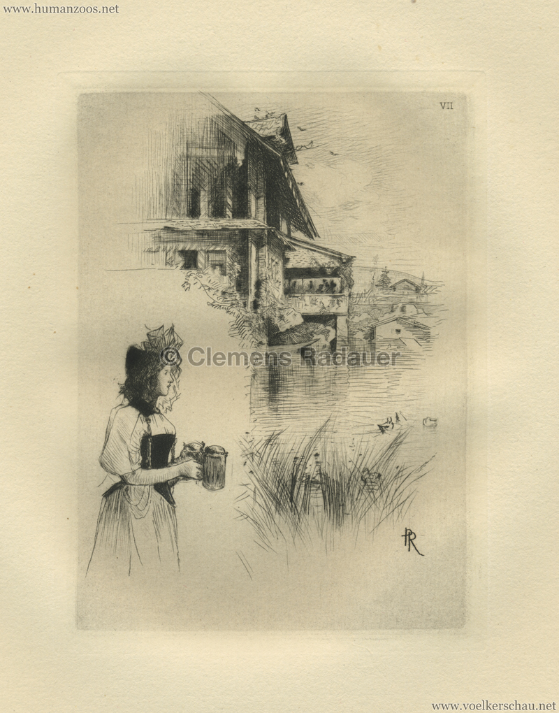 1896 L'Exposition Nationale Suisse Geneve - Village Suisse Rudolphe Piguet - 7