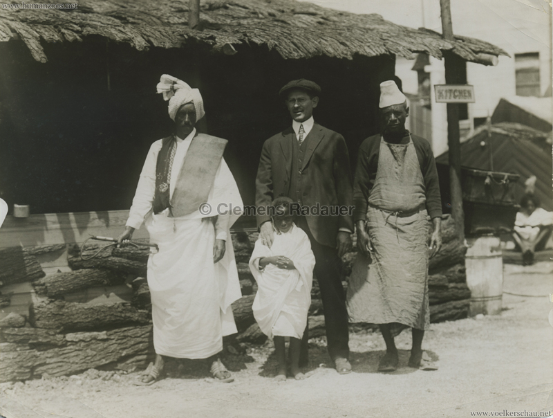 1914 (???) Somali Village - Coney Village PRESSEFOTO 1 VS