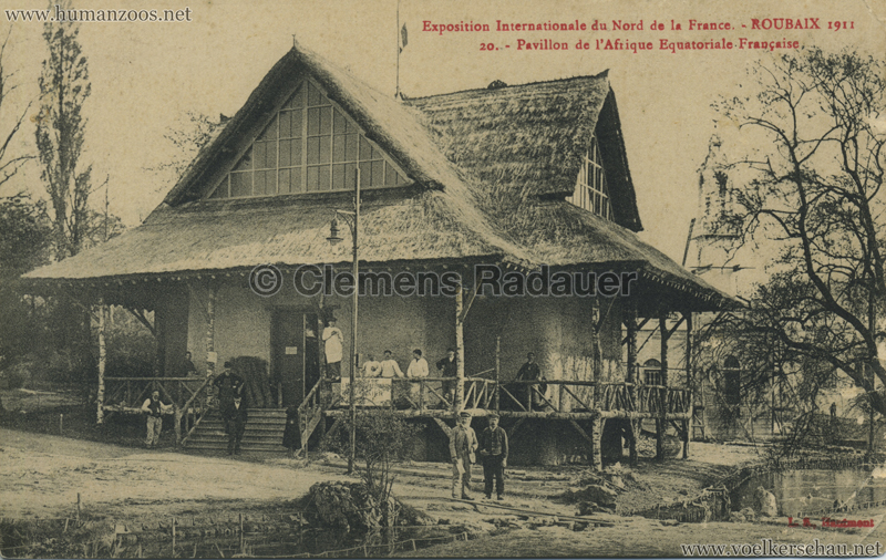 1911 Exposition Internationale du Nord de la France - 20. Pavillon de l'Afrique Equatoriale Francaise