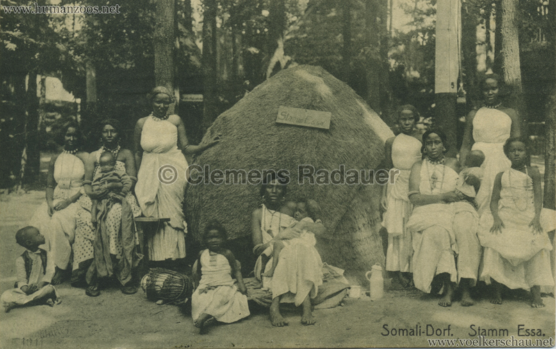 1912 Bayrische Gewerbeschau München - Somali Dorf - Nr. 101 Stamm Essa