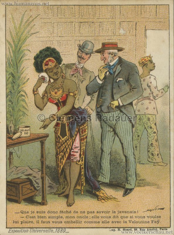 1889 Exposition Universelle Paris - S1 - Javanaise