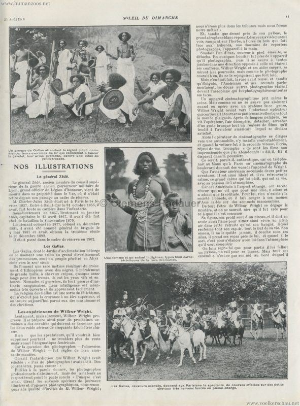 1908.08.23 Dimanche Illustre - Les Gallas