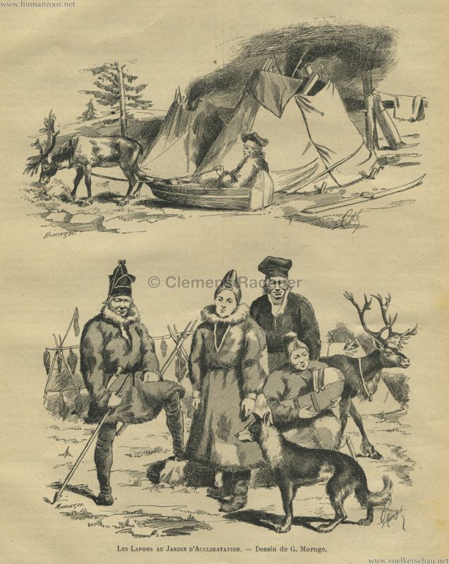 1889.02.14 Le Voleur Illustre - Les Lappons du Jardin d'Acclimatation 1