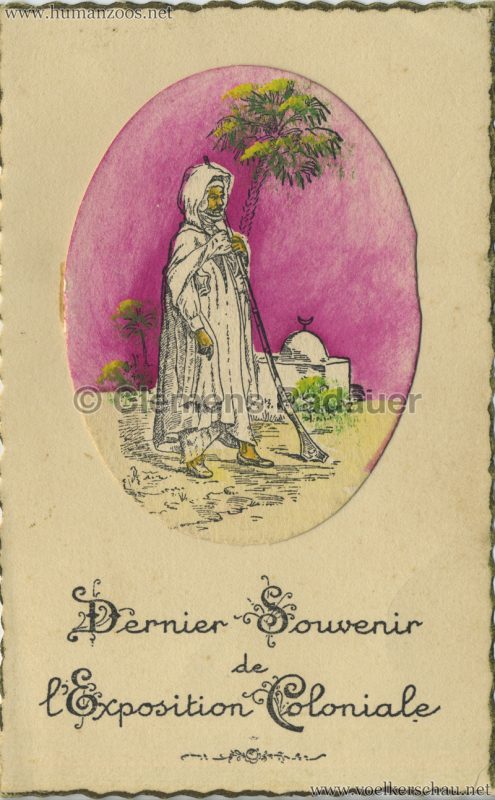 1931 Exposition Coloniale - Dernier Souvenir de l'Exposition Coloniale 1